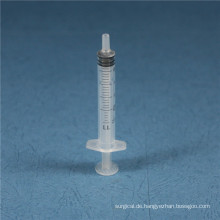 Medizinische sterile 2.5ml Luer-Beleg-Spritze ohne Nadel